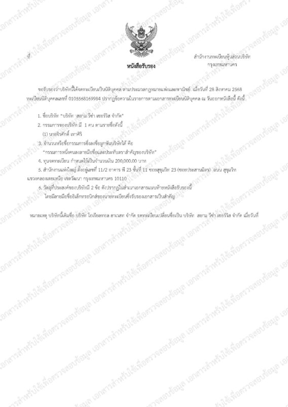 Business License Page 1